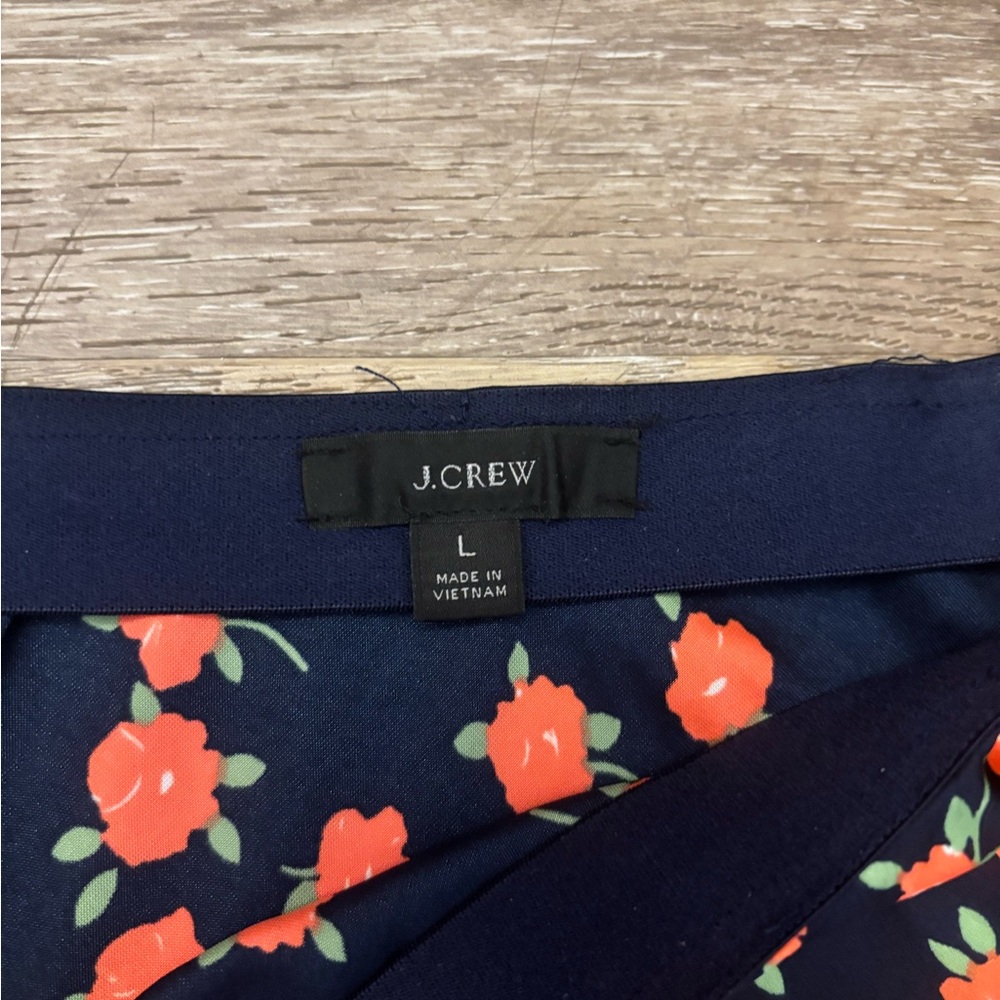 J Crew Silk Skirt - floral print - Picture 2 of 4